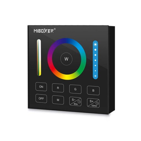 Mando de pared RGB+CCT táctil B0, negro