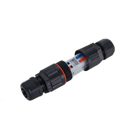 Conector I IP68, 80mm, Ø30mm, 2 cables 0.5-2.5mm2, 16A, conectores rápidos