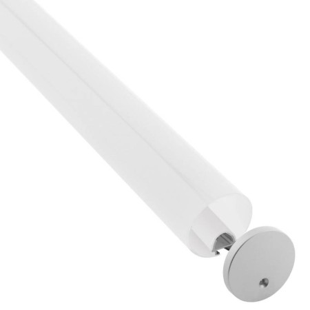 KIT - Perfil aluminio BAROUND Ø30 320º, para tiras LED, 2 metros