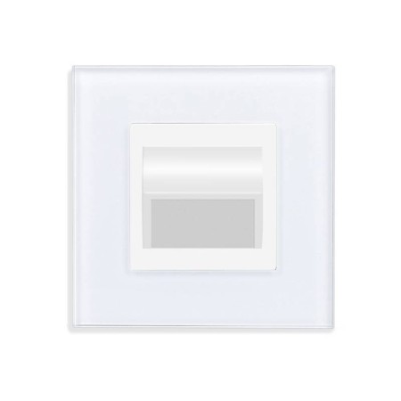 Baliza Led 1W, KOOB frontal cristal blanco