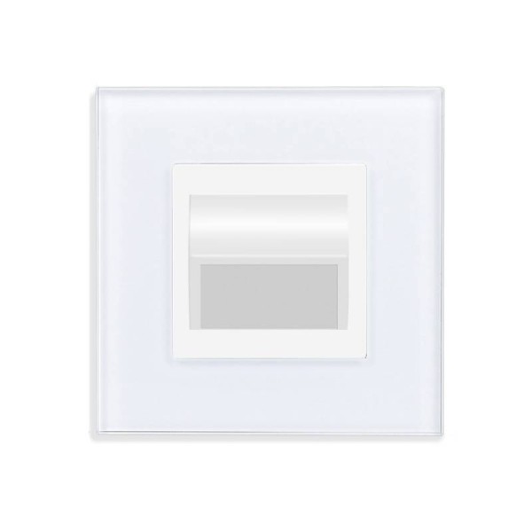 Baliza Led 1W, KOOB frontal cristal blanco