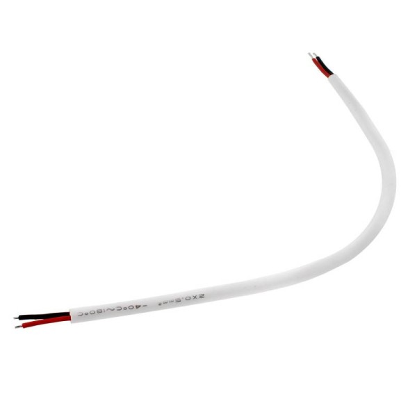 Cable anticalórico de silicona 2x0,50mm, 30 cm