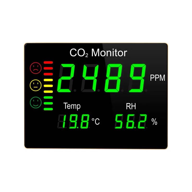 JUMBO Medidor de CO2, temperatura y humedad