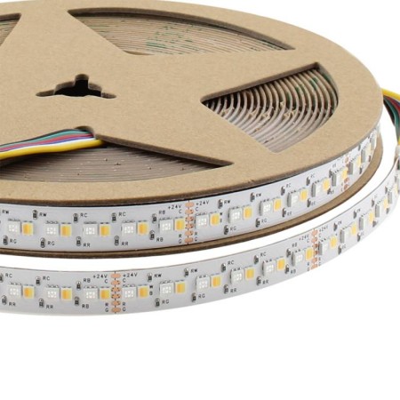 Tira LED SAMSUNG SMD3535, RGB+CCT, DC24V, 216Led/m, IP20, 10 metros
