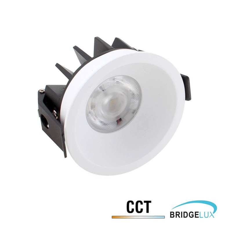 Downlight Led LUCERNA BRIDGELUX Chip, 12W, UGR 19, 36º, 3CCT, blanco