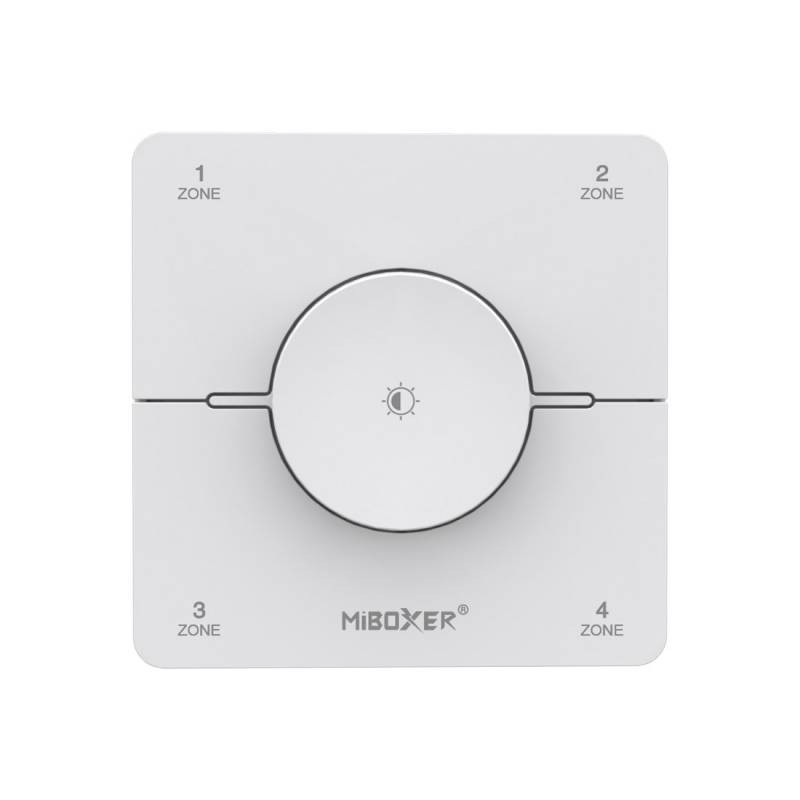 Mando RF mono+CCT Magnetic rueda, 4 zonas, blanco