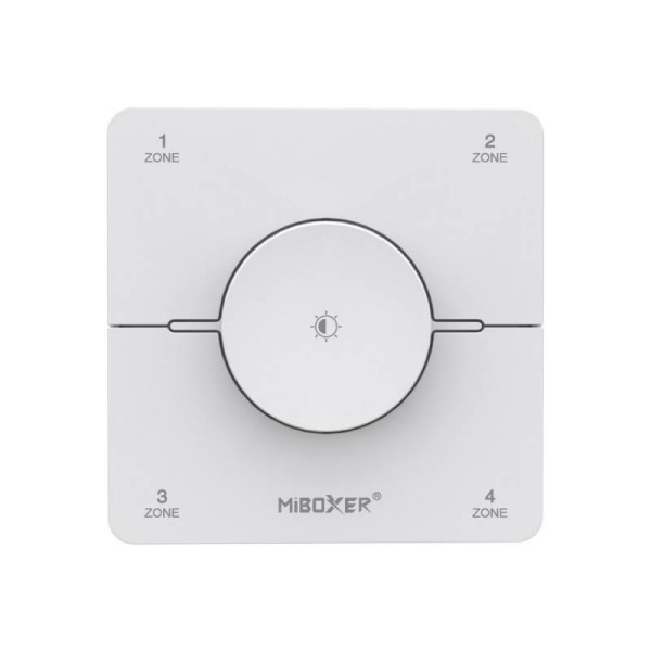 Mando RF mono+CCT Magnetic rueda, 4 zonas, blanco