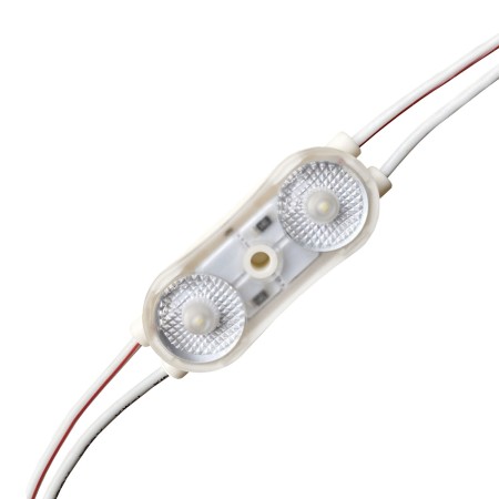 Módulo Led DC12V, ABS 2xSMD2835, 1W
