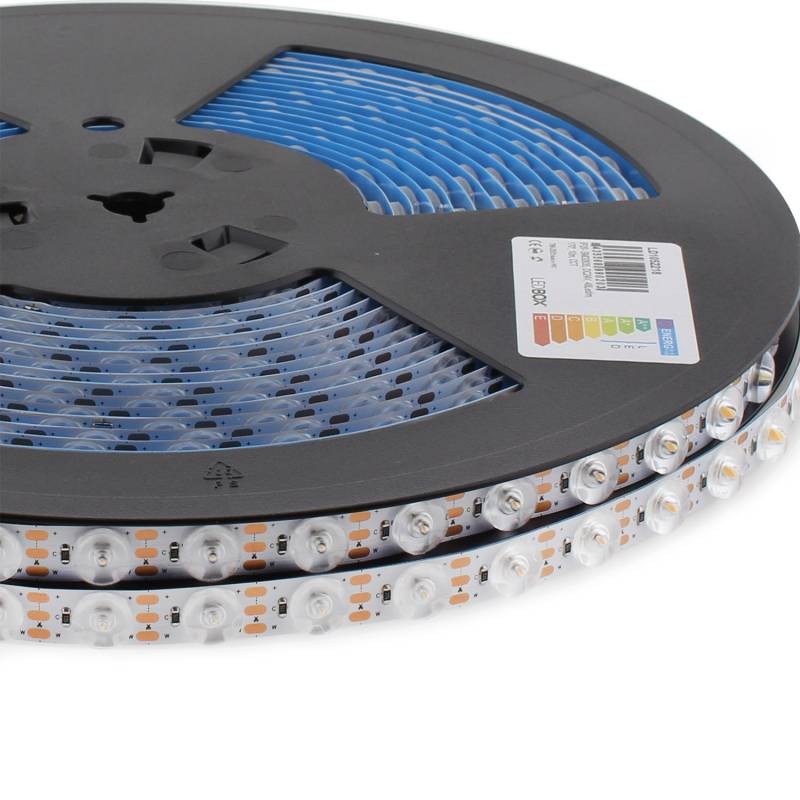 Tira LED DC24V, lente 170º LightBOX, 10 metros, 150W, IP20, 2cm corte, CCT