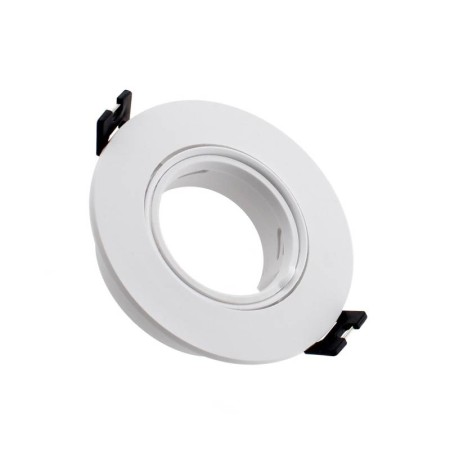 Aro Downlight SPARV Circular Basculante para Bombilla LED GU10