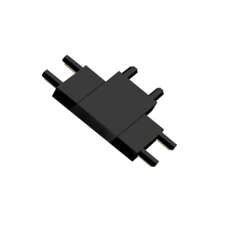 Conector T Carril SLIM 48V, negro