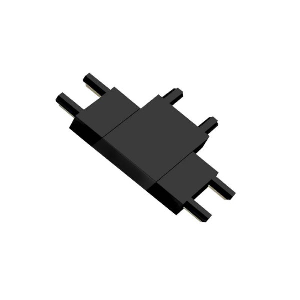 Conector T Carril SLIM 48V, negro
