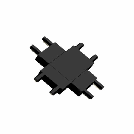 Conector X vertical Carril SLIM 48V, negro