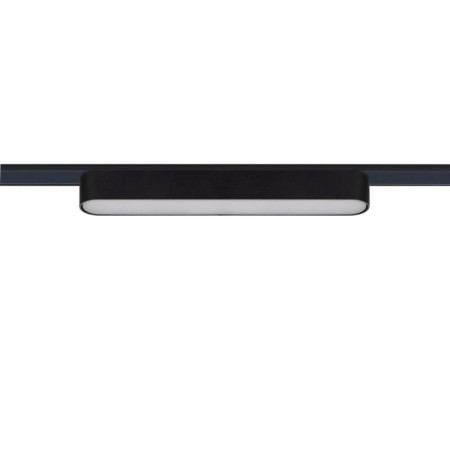 Foco carril SNOW SLIM 252mm 48V, 12W, 90º, negro