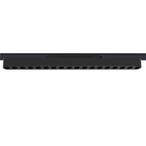 Foco carril SNOW SLIM 378mm 48V, 18W, 24º, UGR16, negro