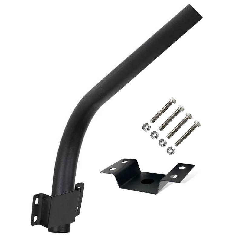 Soporte curvo 100cm para farola 58mm para poste o pared