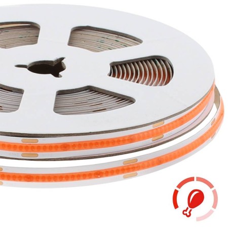 Tira LED Monocolor COB, DC24V, 5m (480Led/m), 50W, IP20, Carnes y frutas