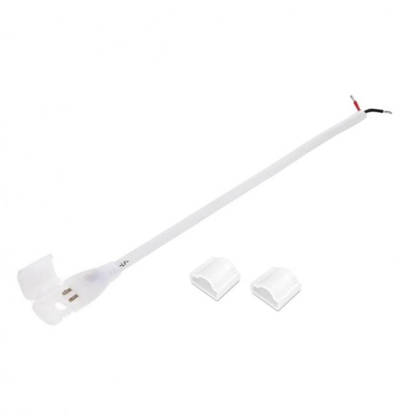 Kit Conector tira LED 220V SMD2835 DUAL + Tapas