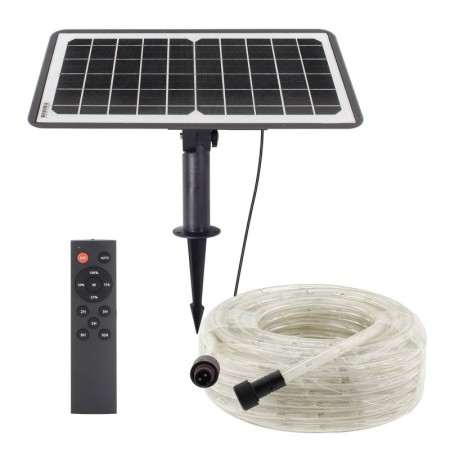 Kit Solar de Tira Led 3.2V-12AH, 360º, IP65, 20 metros