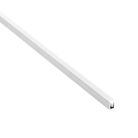 KIT - Perfil DEPA con cubierta de silicona para tiras LED, 1 metro, silver