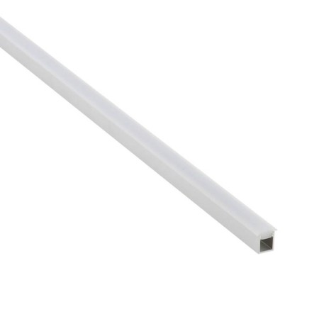 KIT - Perfil RETO con cubierta de silicona para tiras LED, 2 metros, silver