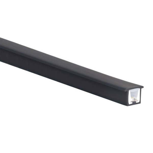 Led NEON Flex negro, 10x10mm, DC24V, 180Led/m, 5m, corte libre, 50w