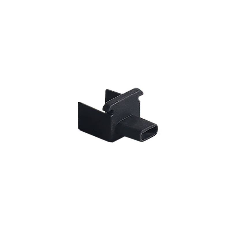 Tapa inicial NEON silicona 10x10mm negra