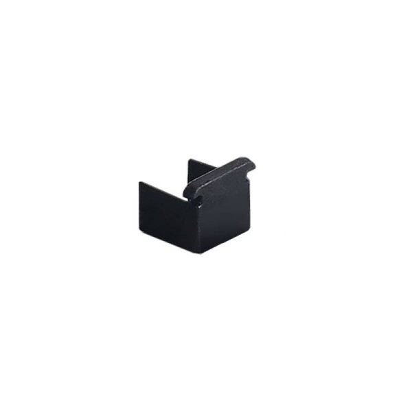Tapa final NEON silicona 10x10mm negra