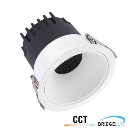 Downlight Led FRESER BRIDGELUX Chip, 10W, UGR 19, 36º, 3CCT, blanco
