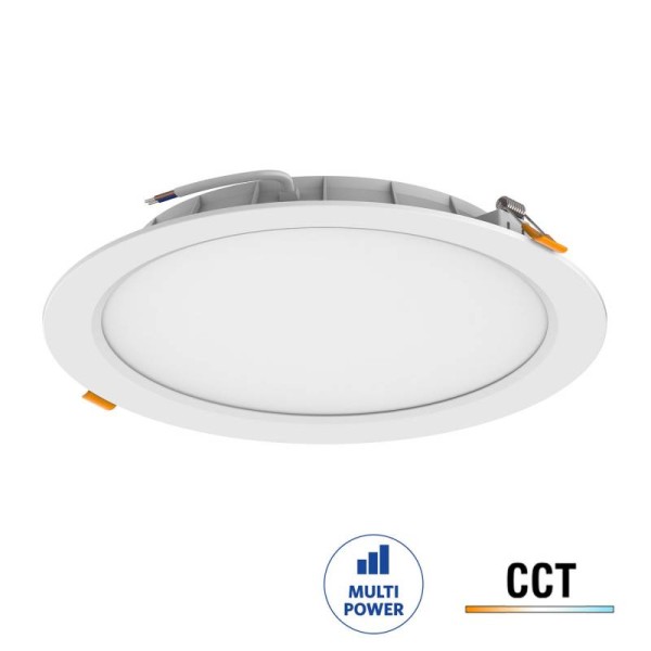 Downlight LED KRAMFOR 18W CCT Ajustable con Potencia Regulable Empotrable