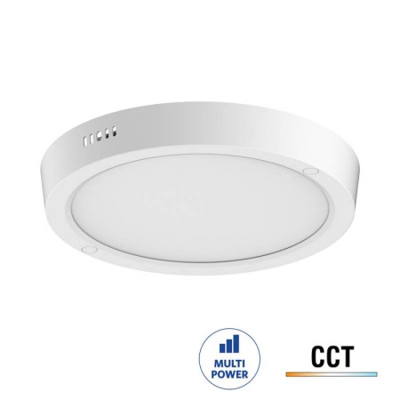 Plafón KRAMFOR 18W CCT y potencia ajustable para techo