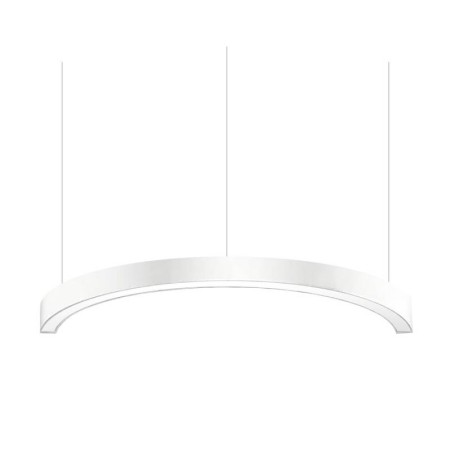 KIT - Perfil aluminio circular MOON, radio 600mm, blanco