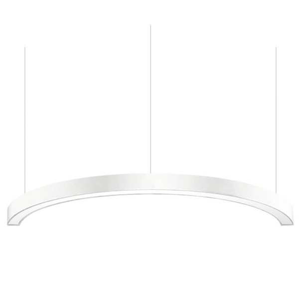 KIT - Perfil aluminio circular MOON, radio 700mm, blanco