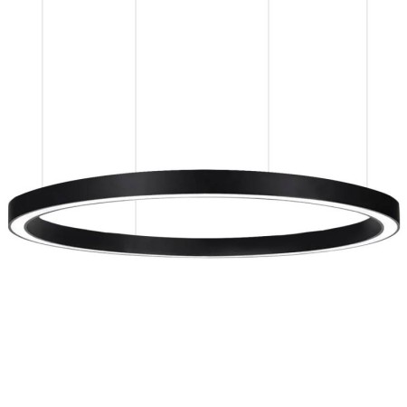 KIT - Perfil aluminio circular MOON, Ø1400mm, negro