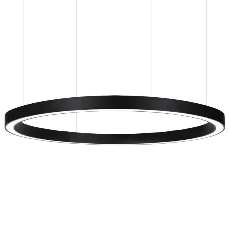 KIT - Perfil aluminio circular MOON, Ø1400mm, negro
