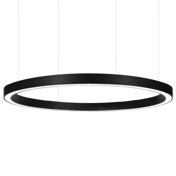 KIT - Perfil aluminio circular MOON, Ø1400mm, negro
