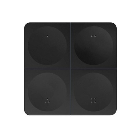 Panel RF mono K4, 4 zonas, negro