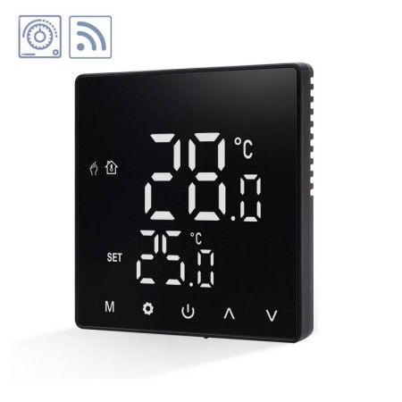 Termostato digital WiFi + ZigBee KOOB negro