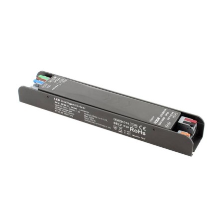 Fuente de alimentación Slim DC24V/100W/4.17A, DALI, PUSH, PWM, 0/1-10V, 6 en 1