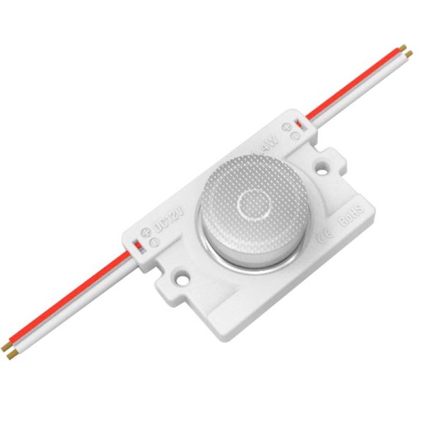 Módulo Led 1xSMD3535, lente 10*30°, DC12V, 2.4W, IP65