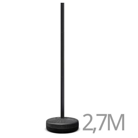 Poste farola portátil acero galvanizado modular 2,7m