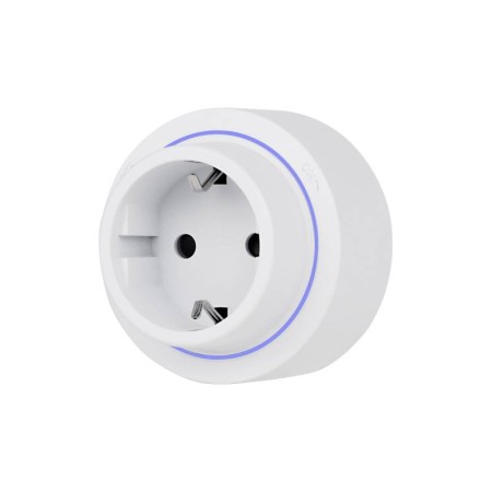 Base Enchufe EU SCHUKO 16A para carril KOOB, blanco