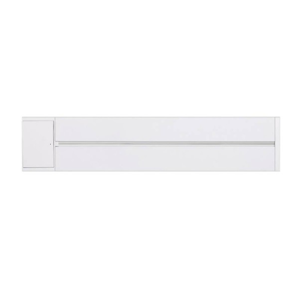 Carril base con interruptor 32A, 40cm KOOB, blanco