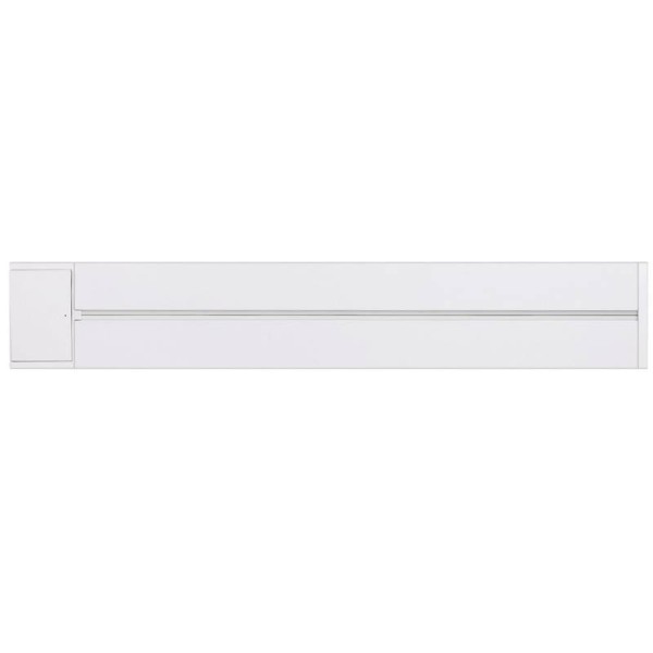 Carril base con interruptor 32A, 50cm KOOB, blanco