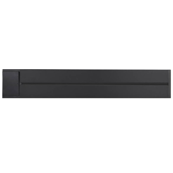 Carril base con interruptor 32A, 50cm KOOB, negro