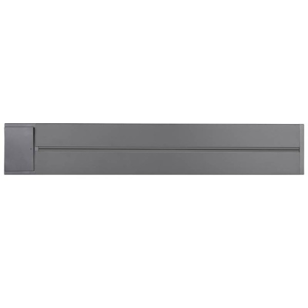 Carril base con interruptor 32A, 50cm KOOB, gris
