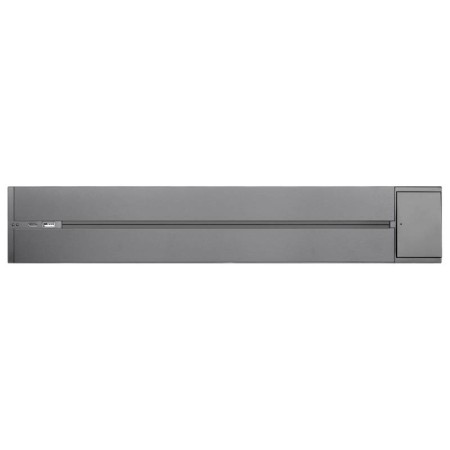 Carril base con interruptor 32A, cargador USB A+C+C, 50cm, gris