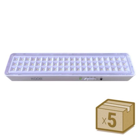 Pack 5 x Luz de emergencia Led EMERLUX F415B, No permanente