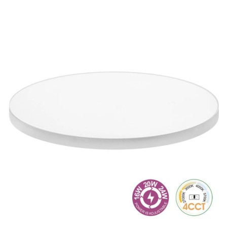 Downlight Led LUCERNA Frameless 16-20-24W, 4CCT, Ajustable 80-190mm, CRI92