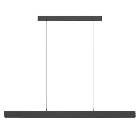 Lámpara colgante VISION, 30W, 120cm, 2 focos orientables, Sensor de mano, Regulable, antracita